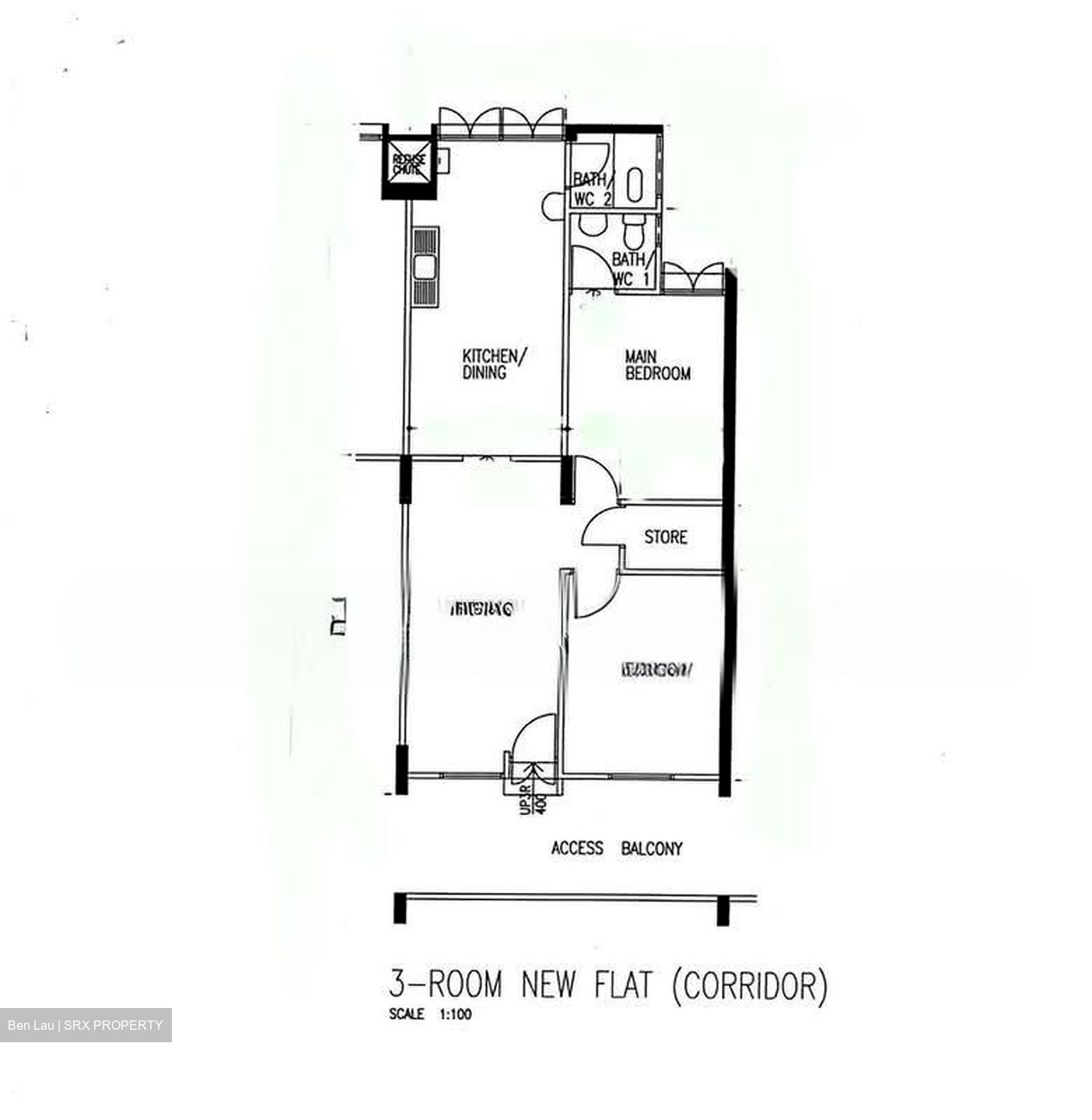 Blk 334 Clementi Avenue 2 (Clementi), HDB 3 Rooms #576299841